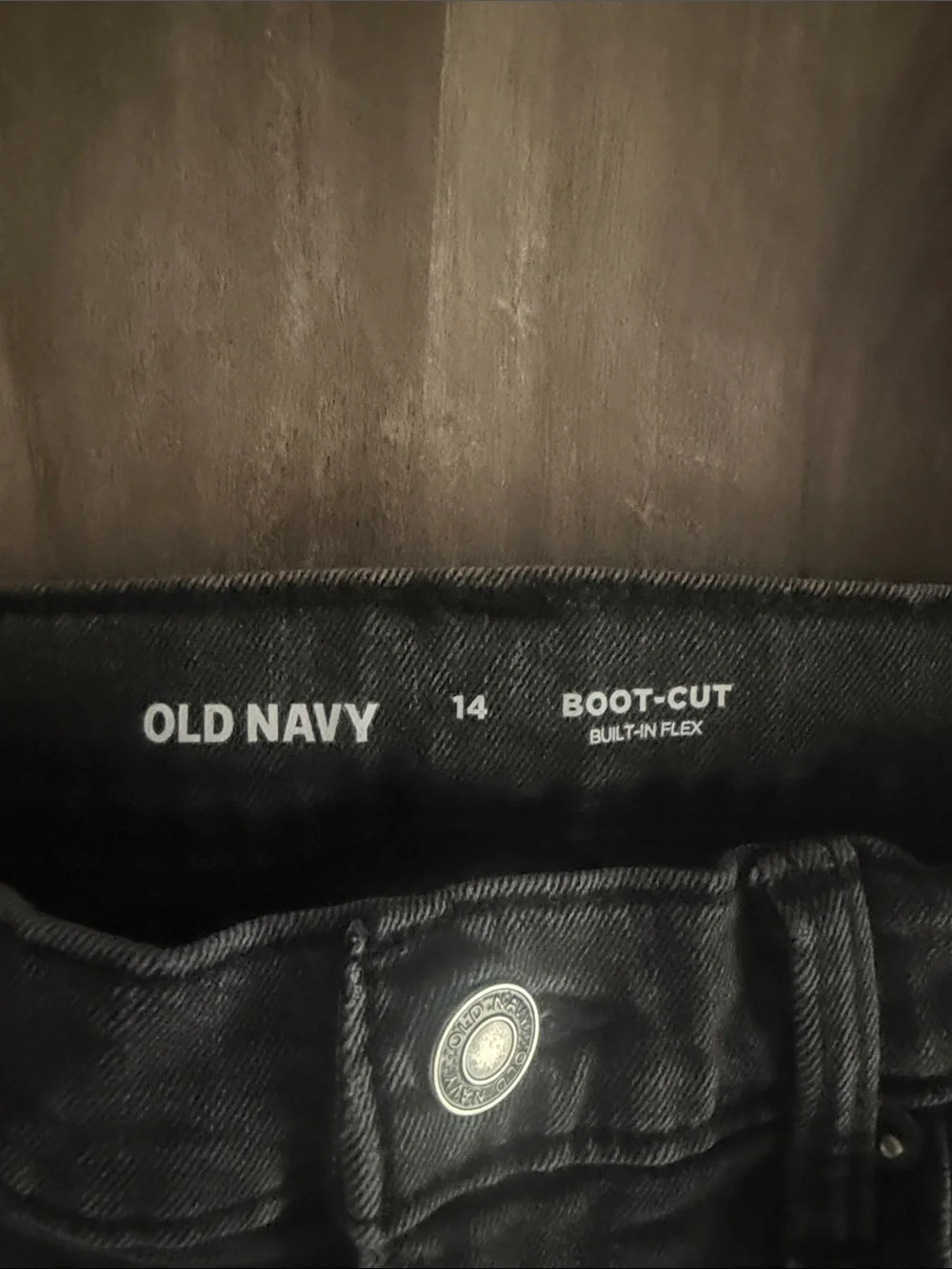 Old Navy Black Straight-Leg Kids Jeans